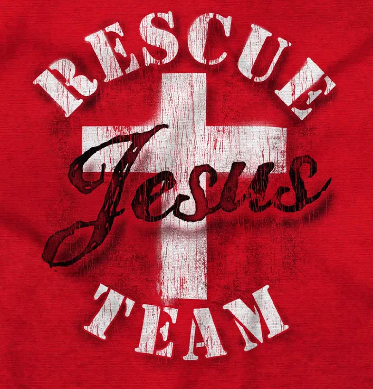 Men's Hoodies with Military InfluenceRescue Team Youth Zip Hoodie