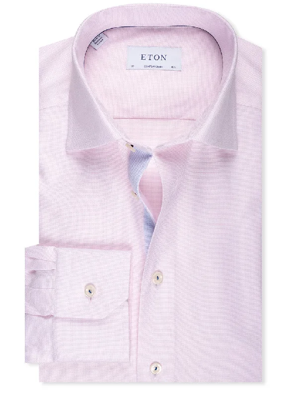 Men's Dressy Button-Down Shirts for Formal OccasionsPink Oxford Formal Contemporary Shirt Men's Dressy Button-Down Shirts for Formal OccasionsPink Oxford Formal Contemporary Shirt