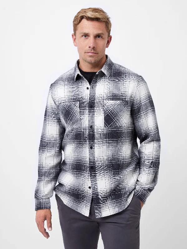 Men's Logo T-Shirts for Brand RepresentationTwo Pocket Flannel Shirt