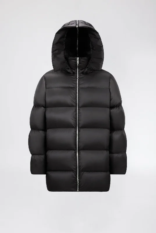 Men's Hoodies for RunningRick Owens x Moncler Hooded Cyclopic Coat in Black