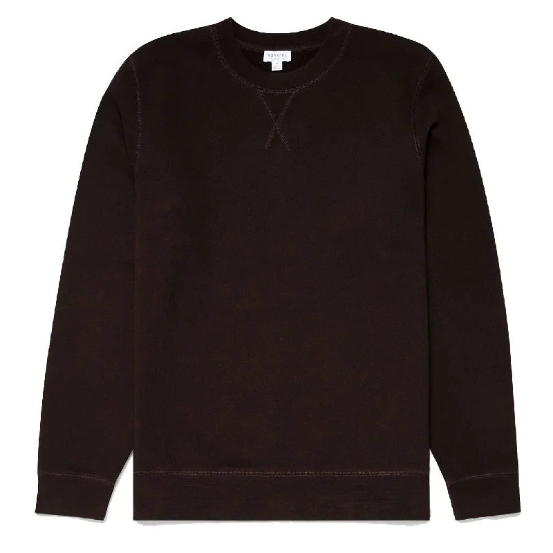 Cool Men's Graphic HoodiesSunspel Loopback Sweatshirt Coffee