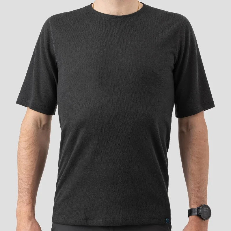 Durable Men's Work ShirtsMen's Power Dry Riding Shirt - Off Black