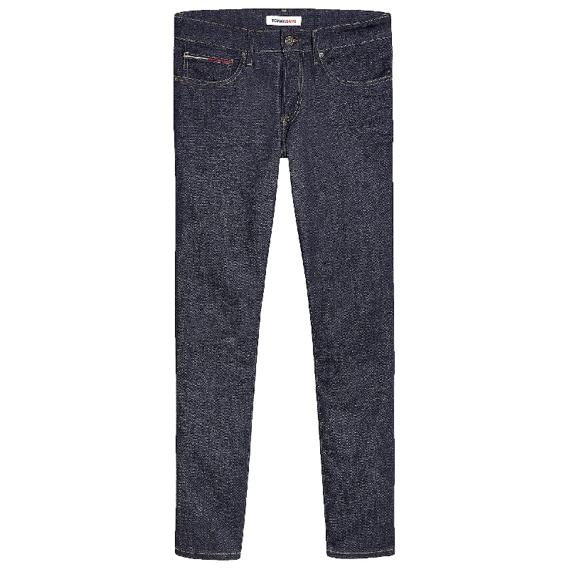 Jeans for Men with Skinny LegsTommy Jeans Scanton Slim Jeans - Rico Dark Rinse Stretch Jeans for Men with Skinny LegsTommy Jeans Scanton Slim Jeans - Rico Dark Rinse Stretch