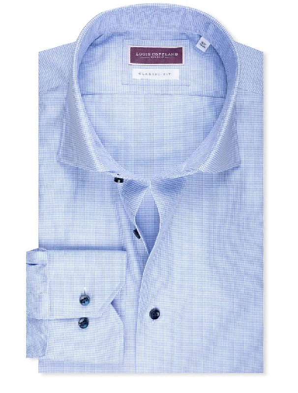 Men's Graphic Print T-Shirts for a Statement LookClassic Puppytooth Shirt Blue