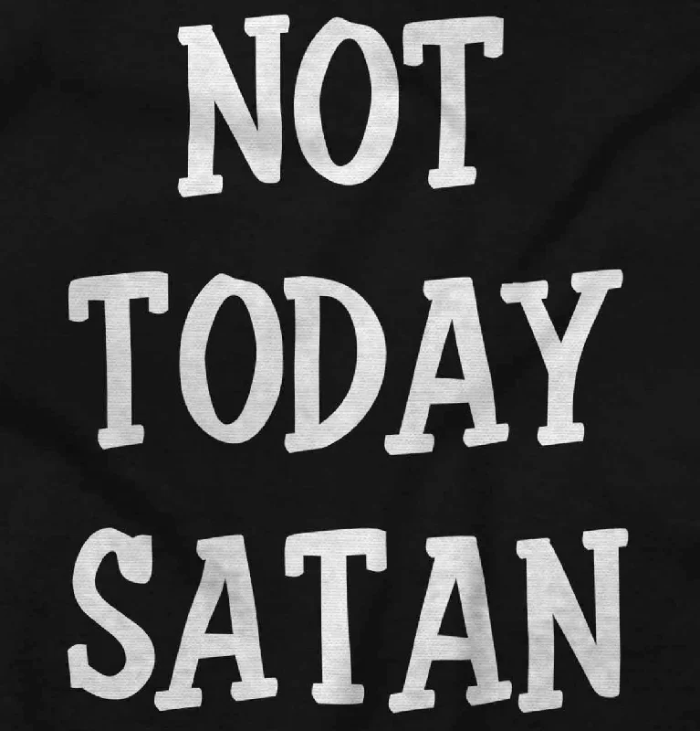 Men's Hoodies with Breathable FabricNot Today Satan Youth Zip Hoodie