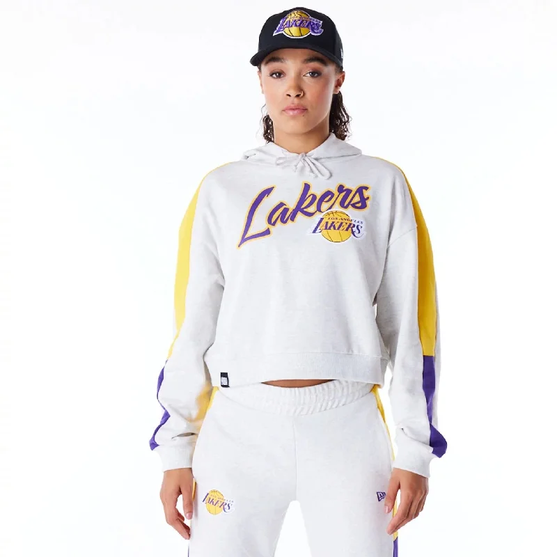 Men's Hoodies for SnowboardingLA Lakers Womens NBA Colour Block Grey Pullover Hoodie Men's Hoodies for SnowboardingLA Lakers Womens NBA Colour Block Grey Pullover Hoodie