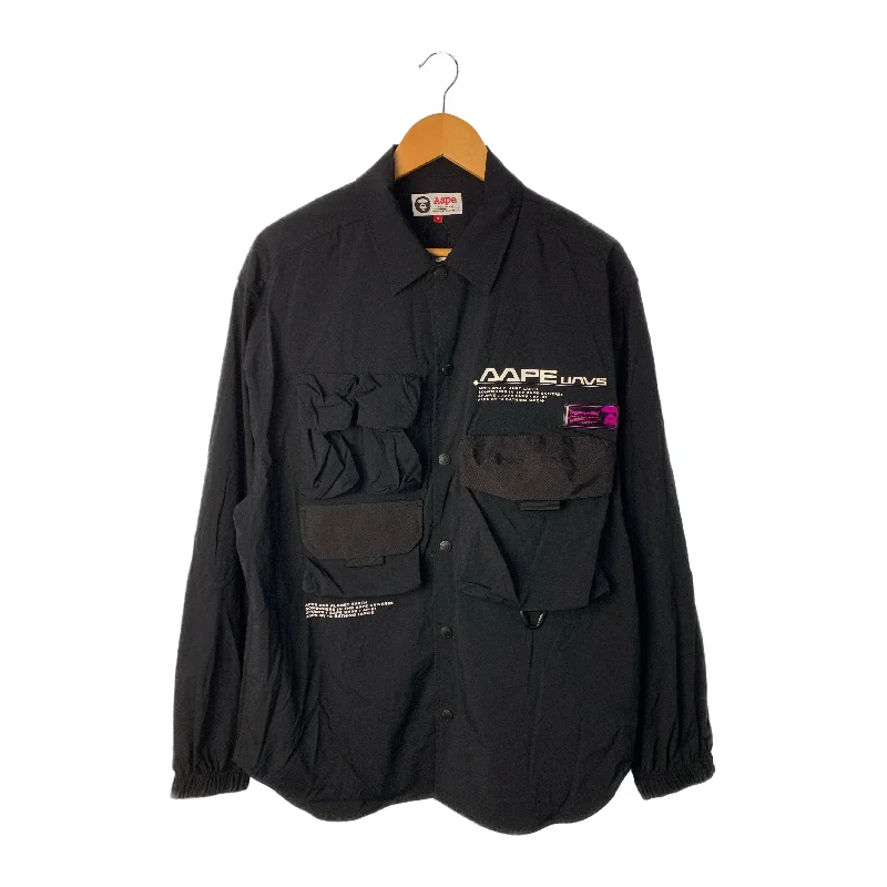 Men's Coats for Outdoor ActivitiesBAPE/Jacket/M/Black/Nylon/AAPSTM8372XXG