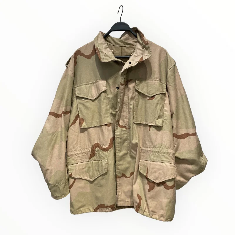 Men's Coats with Quick-Dry FabricMILITARY/Jacket/L/Cotton/KHK/Camouflage/