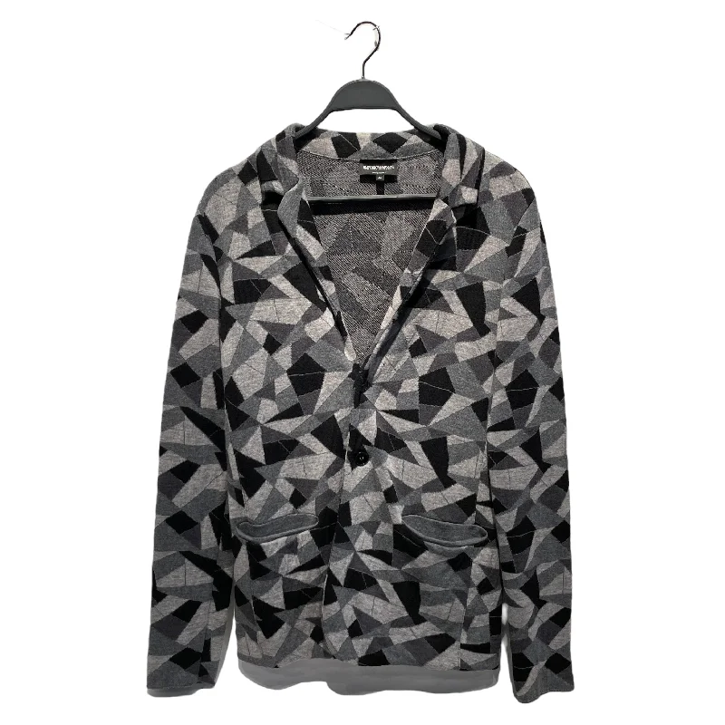 Men's Coats for Everyday WearEMPORIO ARMANI/Jacket/48/Wool/GRY/All Over Print/