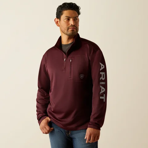 Men's Coats with Velcro ClosuresMen's Tek Team 1/4 Zip Sweatshirt - Malbec Heather & Alloy Men's Coats with Velcro ClosuresMen's Tek Team 1/4 Zip Sweatshirt - Malbec Heather & Alloy