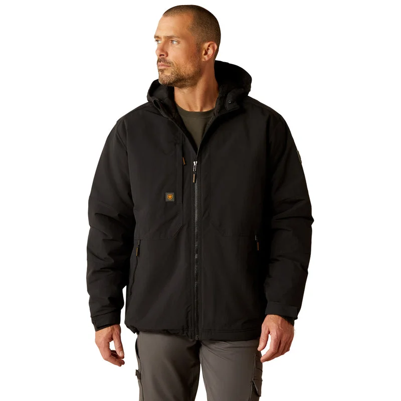 Men's Coats with Modern Cuts'Ariat' Men's Rebar Cordura Insulated Jacket - Black