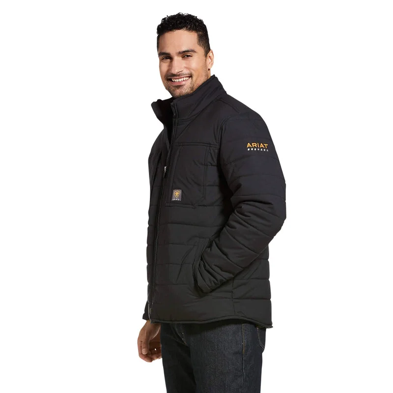 Men's Coats for Hiking'Ariat' Men's Rebar Valiant Stretch Canvas Insulated Jacket - Black Men's Coats for Hiking'Ariat' Men's Rebar Valiant Stretch Canvas Insulated Jacket - Black