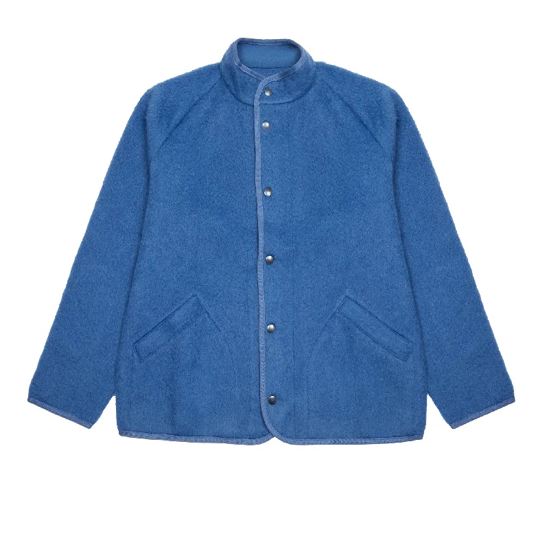 Winter-Ready Men's CoatsArpenteur Contour Brushed Wool/Mohair Jacket in Blue