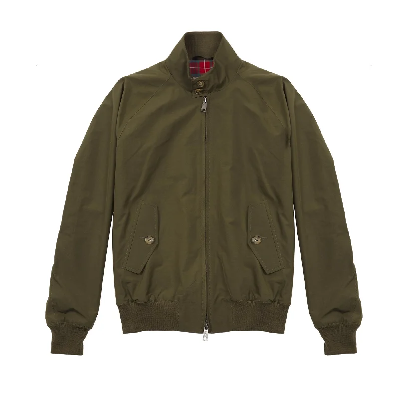 Men's Coats with Contrast StitchingBaracuta G9 Harrington Jacket in Beech Green