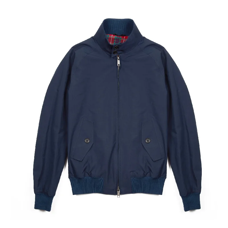 Men's Coats with Embroidered DetailsBaracuta G9 Harrington Jacket in Navy