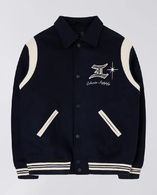 Luxurious Men's Cashmere CoatsCampus Jacket NAVY