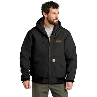 Men's Coats with Hand WarmersCarhartt Quilted Flannel-Lined Duck Active Jacket, Tall