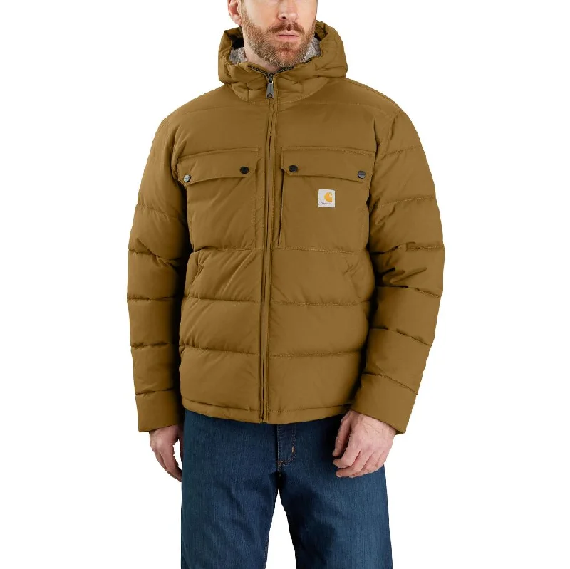 Stylish Men's Biker Jackets'Carhartt' Men's Montana Loose Fit Insulated Jacket-Level 4 Extreme Warmth Rating - Oak Brown Stylish Men's Biker Jackets'Carhartt' Men's Montana Loose Fit Insulated Jacket-Level 4 Extreme Warmth Rating - Oak Brown