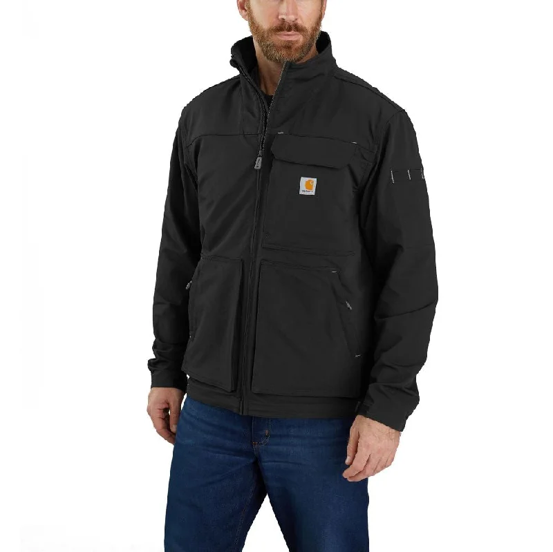Waterproof Men's Parkas'Carhartt' Men's Super Dux™ Relaxed Fit Lightweight Mock Neck Jacket-Level 1 Warm Rating - Black