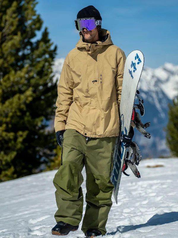 Men's Coats without LiningMens Dua Insulated Gore Jacket - Dark Khaki