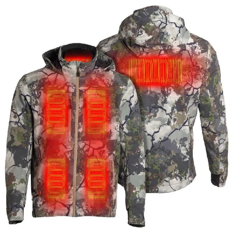 Cool Men's Pea Coats'Fieldsheer' Men's KCX Terrain Heated Jacket - King's Camo