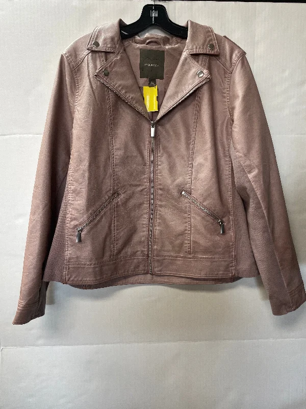 Winter-Ready Men's CoatsJacket Moto By Maurices In Brown, Size: Xl