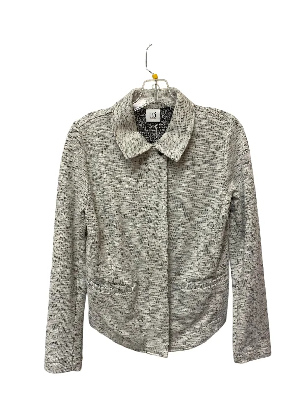 Men's Coats with Stretch FabricJacket Other By Cabi In Grey, Size: S