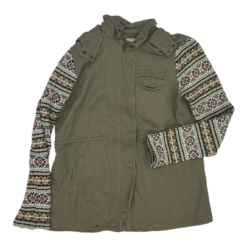 Men's Coats for SpringJacket Other By Hem & Thread In Green, Size:L