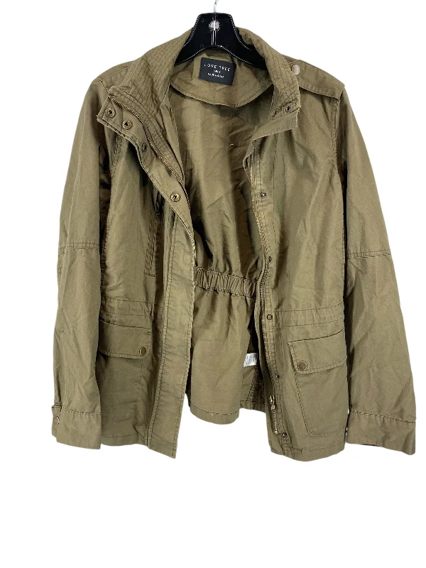 Men's Coats with Hidden PocketsJacket Other By Love Tree In Green, Size: L