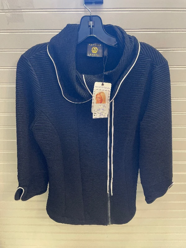 Men's Coats Made in ItalyJacket Other By Vecceli In Black & White, Size: S