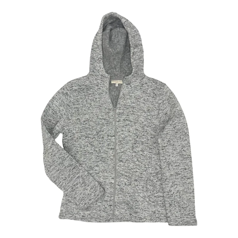 Men's Coats with Flannel LiningJacket Shirt By Bobbie Brooks In Grey, Size:L