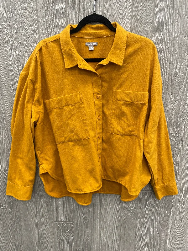 Essential Men's Puffer JacketsJacket Shirt By Falls Creek In Yellow, Size: Xl