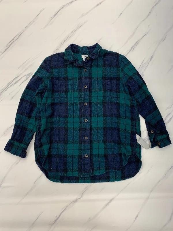 Men's Coats for Winter CampingJacket Shirt By J. Crew In Plaid Pattern, Size: Petite Xs Men's Coats for Winter CampingJacket Shirt By J. Crew In Plaid Pattern, Size: Petite Xs