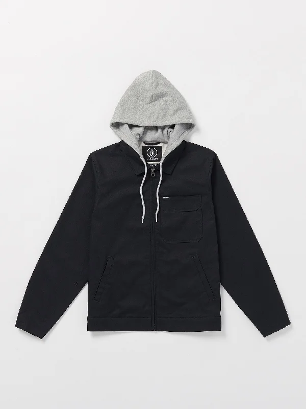 Men's Coats for TravelKorman Hood Jacket - Black