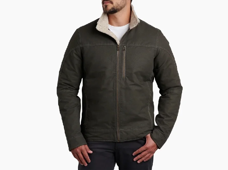 Stylish Men's Biker Jackets'Kuhl' Men's Burr™ Insulated Jacket - Gun Metal