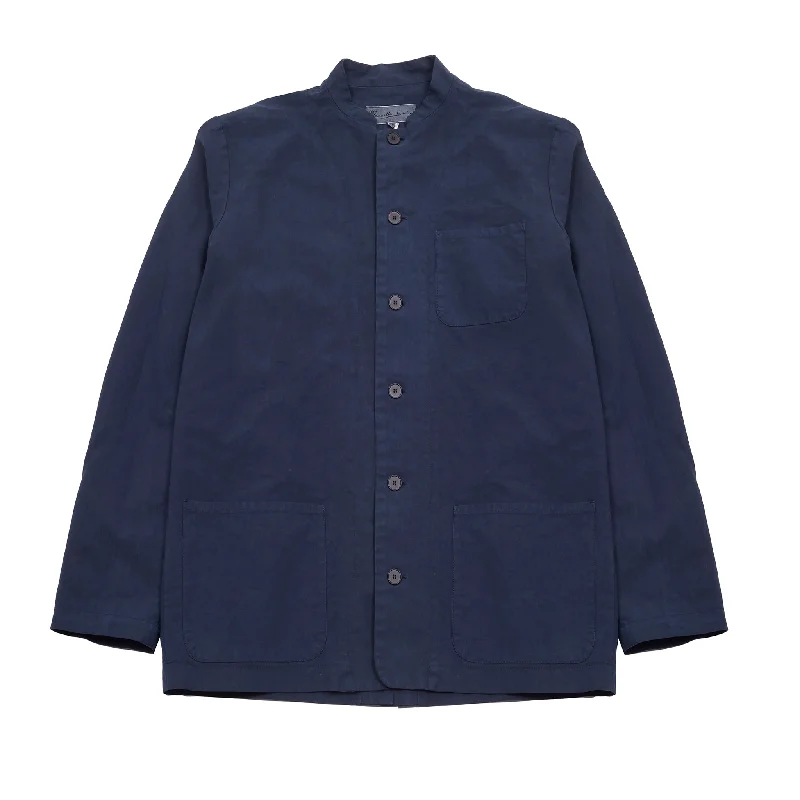 Men's Coats with ZippersManuelle Guibal Men's Yizic Jacket in Indigo