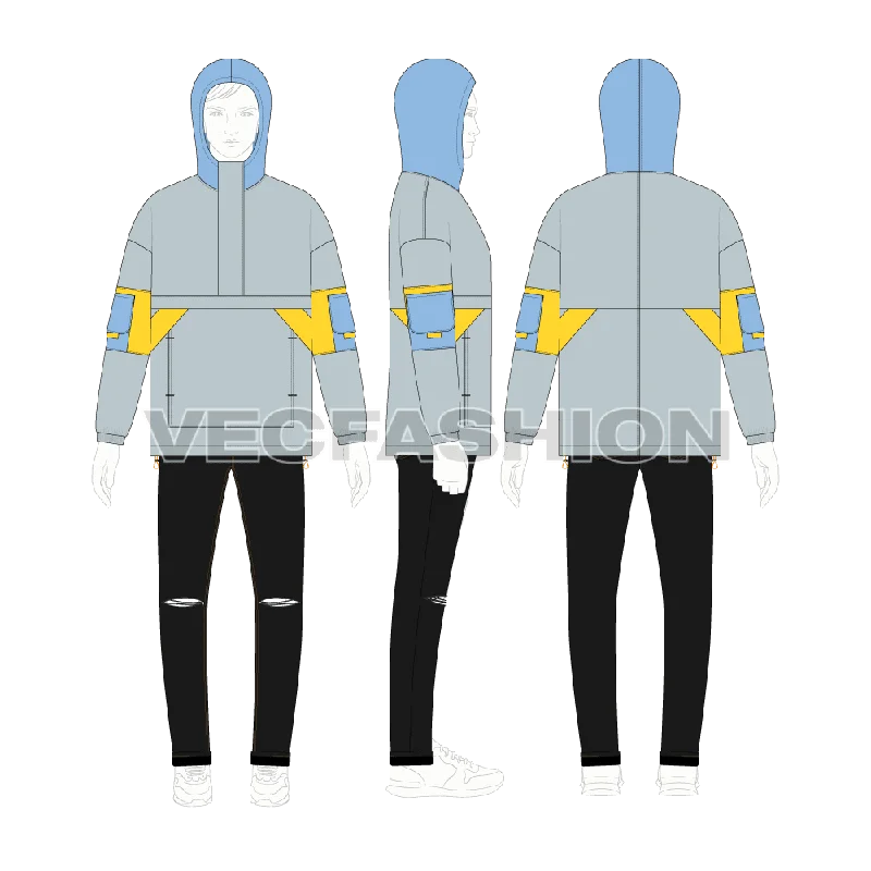 Weather-Resistant Men's CoatsMen Windbreaker Jacket