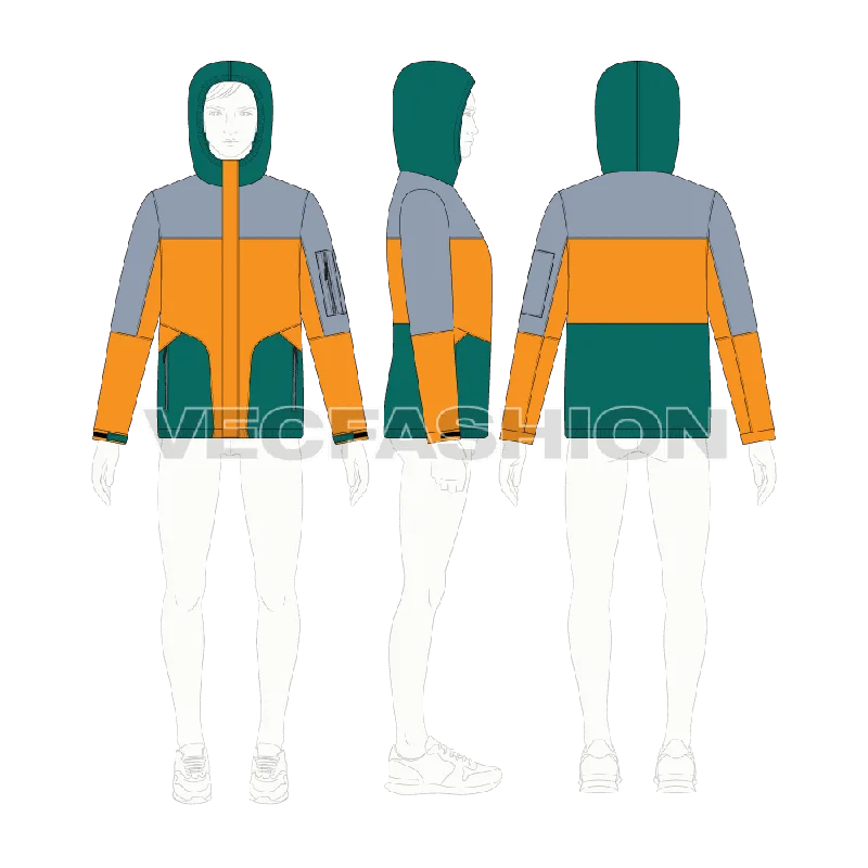 Men's Coats with Slim FitsMens Climbing Jacket