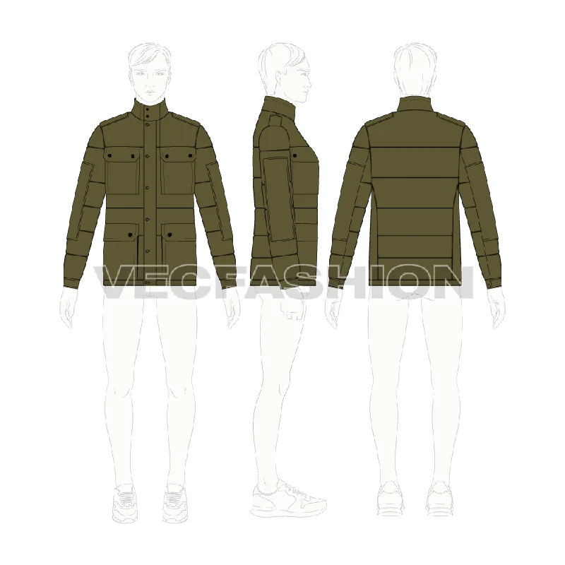 Men's Coats Made in the USAMens Travel Down Jacket