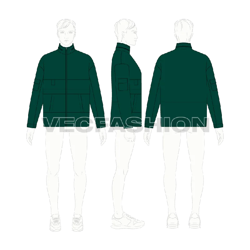 Men's Coats Made in the USAMens Windbreaker Jacket