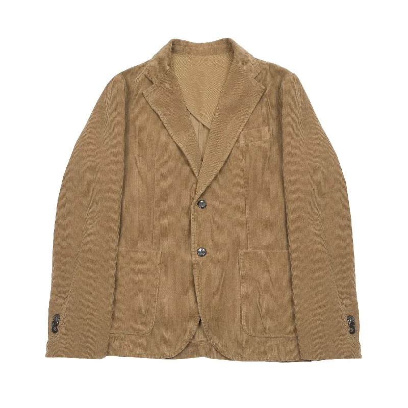 Men's Coats with Modern CutsOriginal Vintage Style Two Button Jacket in Tabacco