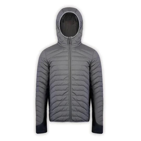 Men's Coats with Belted Waists'Boulder Gear' Men's Brooks Hybrid Jacket - Charcoal