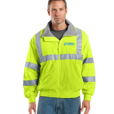 Men's Coats with ZippersPort Authority Safety Challenger Jacket w/ Reflective Taping