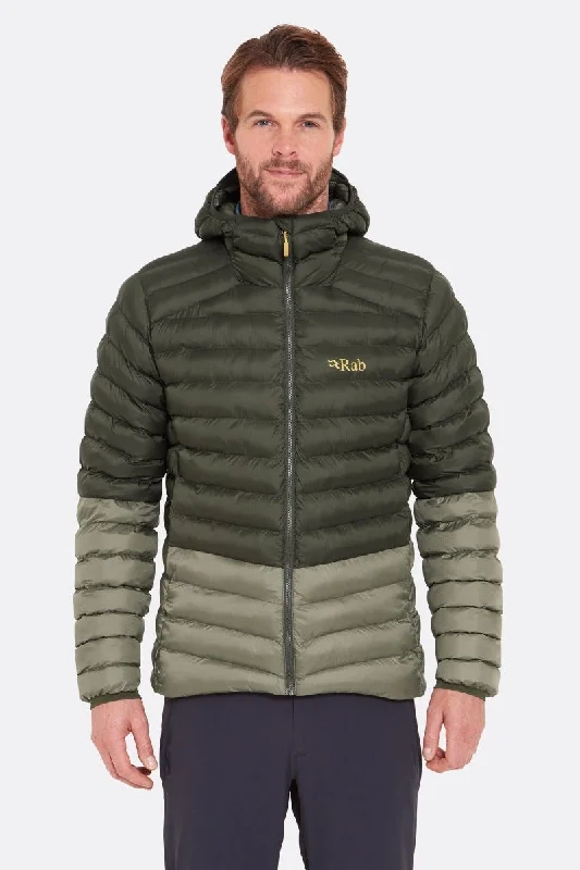 Men's Coats for SnowshoeingMen's Cirrus Alpine Insulated Jacket - Army/Light Khaki Men's Coats for SnowshoeingMen's Cirrus Alpine Insulated Jacket - Army/Light Khaki