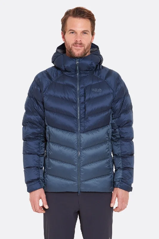 Modern Men's Field JacketsMen's Glaceon Pro Down Jacket - Tempest Blue/Orion Blue