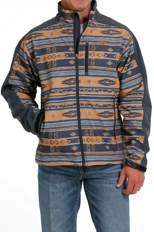 Men's Coats with Relaxed Fits'Cinch' Men's Bonded Jacket - Blue