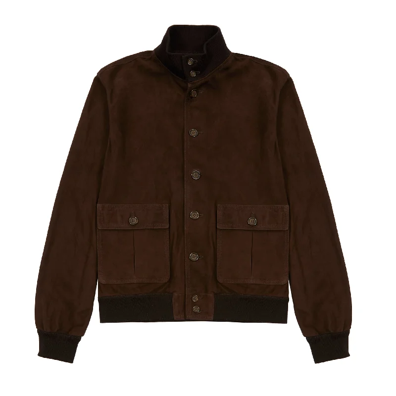Winter-Ready Men's CoatsValstar Valstarino Suede Jacket in Caffé