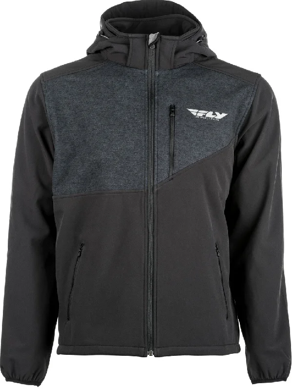Men's Coats for Casual Wear'Fly Racing' Men's Checkpoint Jacket - Black