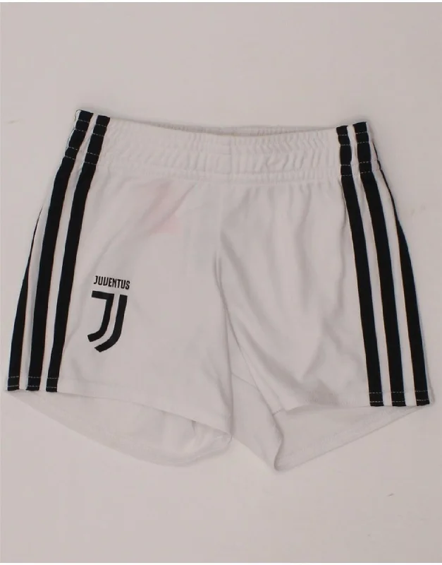 ADIDAS Baby Boys Juventus Sport Shorts 6-9 Months  White Polyester