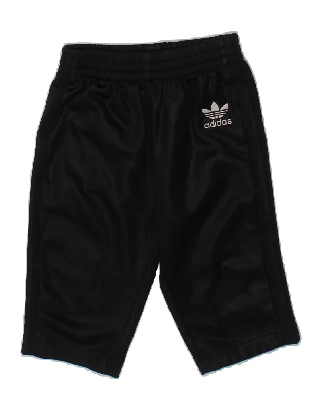 ADIDAS Baby Boys Tracksuit Trousers 3-6 Months  Black
